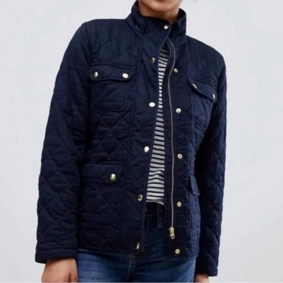 J. Crew Jackets & Blazers - Jcrew Quilted Navy Jacket